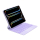TYPECASE Etui Edge z klawiaturą do iPad Air 13" M2/M3/M4 fioletowy - 1485258 - zdjęcie 2